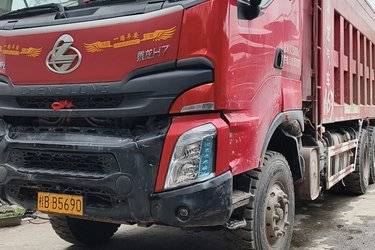 二手东风柳汽 乘龙H7 460马力 6X4 6.3米自卸车(国五) 后八轮 潍柴二手自卸车 黄牌图片