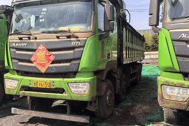 二手福田 欧曼GTL 490马力 8X4 7.6米自卸车(国六) 前四后八 安徽康明斯二手自卸车 黄牌图片