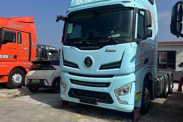 二手陕汽重卡 德龙X6000 560马力 6X4 AMT自动挡牵引车(国六) 双驱 潍柴二手牵引车 黄牌图片