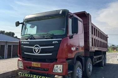 二手福田 欧曼GTL 9系重卡 430马力 8X4 8米自卸车(潍柴)(国五) 前四后八 潍柴二手自卸车 黄牌