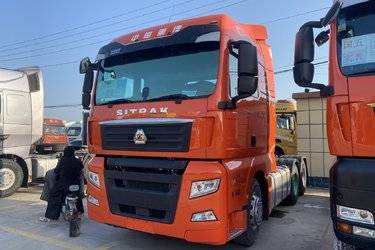 二手中国重汽 汕德卡SITRAK G7重卡 奢华版 510马力 6X4 AMT自动挡牵引车(国六) 双驱 曼二手牵引车 黄牌图片