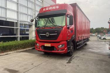 二手东风商用车 天锦KR PLUS 舒适版 290马力 4X2 9.8米厢式载货车(国六)(速比3.64)(高顶双卧)(国六) 单桥 东风康明斯二手载货车 黄牌