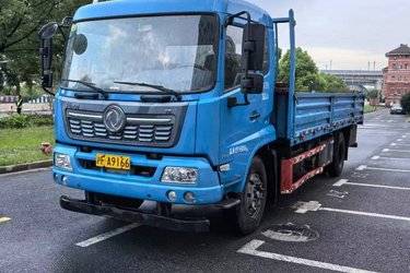 二手东风商用车 天锦VR中卡 2019款 160马力 4X2 6.75米栏板载货车(东风变速箱)(国五) 单桥 东风股份二手载货车 黄牌