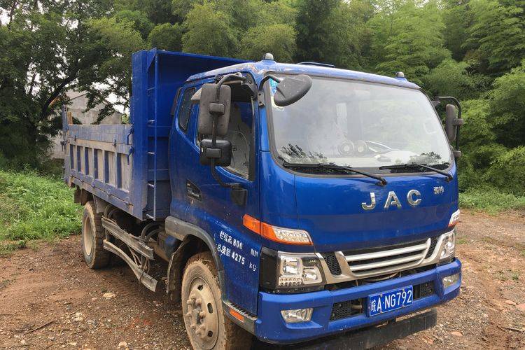 【二手国五骏铃g转让】二手安徽2018年06月江淮工程车 骏铃g160马力8x