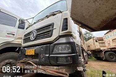 二手东风商用车 大力神重卡 350马力 6X4 5.4米自卸车(国五) 后八轮 雷诺二手自卸车 黄牌