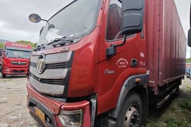 二手福田 欧航R系 220马力 7.8米翼开启厢式载货车(国六) 单桥 福田康明斯二手载货车 黄牌图片
