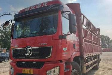 二手陕汽重卡 德龙L5000 轻量化版 260马力 4X2 6.8米仓栅式载货车(国六)(东康)(国六) 单桥 东风康明斯二手载货车 黄牌