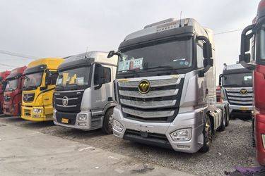 二手福田 欧曼EST 6系重卡 穿越版 580马力 6X4 AMT自动挡牵引车(国六) 双驱 福田康明斯二手牵引车 黄牌图片