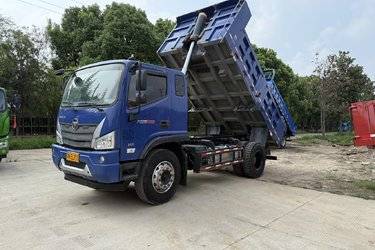 二手福田瑞沃 大金刚ES5 220马力 4X4 4.5米自卸车(国六) 4X4 玉柴二手自卸车 黄牌图片
