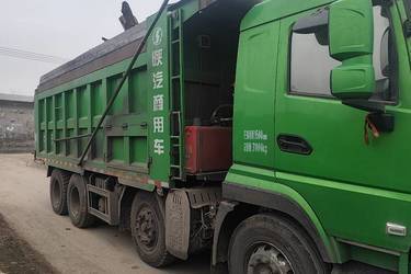 二手陕汽商用车 轩德翼6 标方版 350马力 8X4 6.2米自卸车(国六) 前四后八 玉柴二手自卸车 黄牌图片