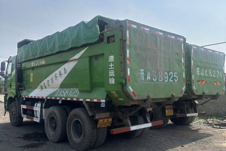 二手一汽解放 390马力 自卸车