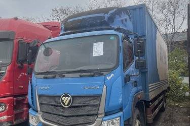 二手福田 欧马可5系中卡 标载版 170马力 4X2 7.75米厢式载货车(国五) 单桥 康明斯二手载货车 黄牌