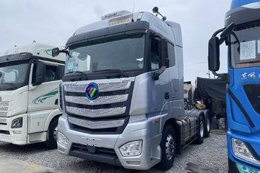 二手福田 欧曼EST 6系重卡 560马力 6X4 AMT自动挡牵引车(国五) 双驱 康明斯二手牵引车 黄牌图片