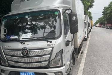二手福田 欧马可S1系 智盈版 130马力 4x2 底盘(国六) 单桥 福田康明斯二手载货车