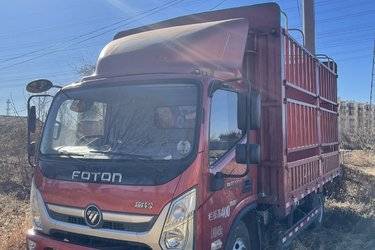 二手福田 奥铃速运 156马力 4.17米单排仓栅式轻卡(国六) 单桥 康明斯二手载货车 蓝牌