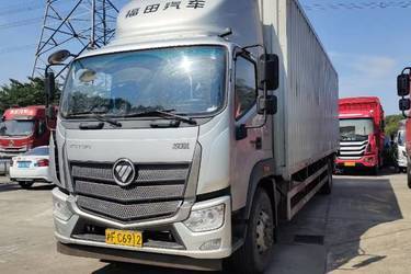 二手福田 欧航AR系 270马力 4X2 9.78米厢式载货车(国六) 单桥 康明斯二手载货车 黄牌图片