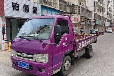 二手福田 驭菱V2 88马力 柴油 3.05米双排厢式微卡(国五) 单桥 全柴二手载货车 蓝牌图片