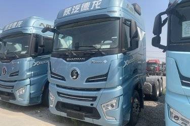 二手陕汽重卡 德龙X6000 菁英版 560马力 6X4 LNG自动档牵引车(国六) 双驱 潍柴二手牵引车 黄牌图片