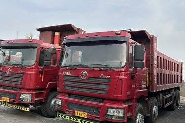 二手陕汽重卡 德龙F3000 430马力 8X4 8米自卸车(国五) 前四后八 潍柴二手自卸车 黄牌
