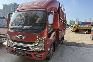 二手福田 时代领航大G 2.0T 150马力 CNG 4.2米单排仓栅式轻卡(国六) 单桥 云内动力二手载货车 蓝牌图片