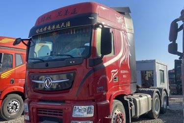 二手东风商用车 天龙旗舰KX 600马力 6X4牵引车(国六) 双驱 锡柴二手牵引车 黄牌图片