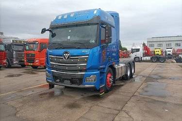 二手福田 欧曼GTL 580马力 6X4 AMT自动挡牵引车(国六) 双驱 福田康明斯二手牵引车 黄牌图片