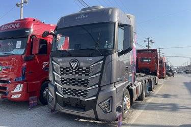 二手福田 欧曼EST 穿越版 520马力 6X4 AMT自动挡牵引车(国六)(带缓速器)(国六) 双驱 福田康明斯二手牵引车 黄牌图片