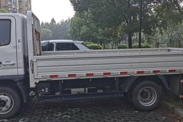 二手福田奥铃 智蓝EM 4.5T 3.8米单排纯电动栏板轻卡  二手电动卡车电动载货车
