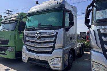 二手福田 欧曼EST 6系重卡 基本版 580马力 6X4 AMT自动挡牵引车(国六) 双驱 福田康明斯二手牵引车 黄牌图片