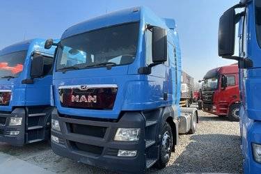 二手曼(MAN) TGX系列重卡 480马力 6X2 AMT自动挡牵引车(国五) 双导 曼二手牵引车 黄牌图片