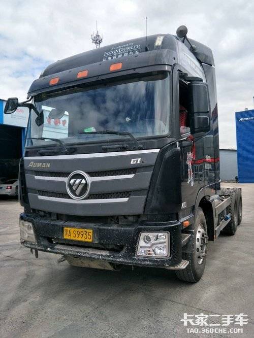 欧曼gtl430马力6x4牵引车报价 _ 卡家二手车