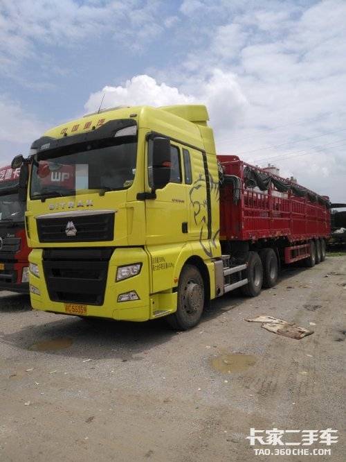 已售汕德卡国五540马力13米轻量化半挂车