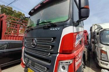 二手三一集团 430马力 6X4牵引车(国五) 双驱 潍柴二手牵引车 黄牌图片