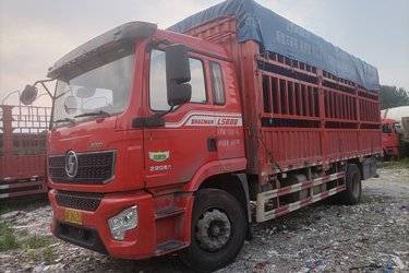 二手陕汽重卡 德龙L5000 劲取版 220马力 4X2 6.2米仓栅式载货车(国六) 单桥 潍柴二手载货车 黄牌