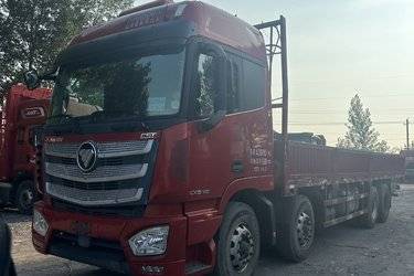 二手福田 欧曼EST 9系重卡 510马力 8X4 9.53米栏板载货车(国五) 前四后八 康明斯二手载货车 黄牌图片