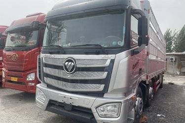 二手福田 欧曼EST 6系重卡 标载型 320马力 6X2 9.6米仓栅式载货车(国五) 前四后四 福田康明斯二手载货车 黄牌