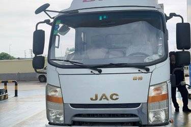 二手江淮运多多 傲运 3.0L 129马力 CNG 3.82米排半厢式轻卡(国六) 单桥 成功淮海二手载货车 蓝牌图片