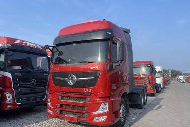 二手东风商用车 天龙旗舰KX 500马力 6X4 LNG牵引车(国六) 双驱 康明斯二手牵引车 黄牌图片
