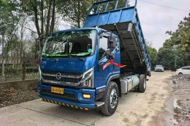 二手凯马 运腾 220马力 6X2 5.2米自卸车(国六) 前四后四 玉柴二手自卸车 黄牌图片
