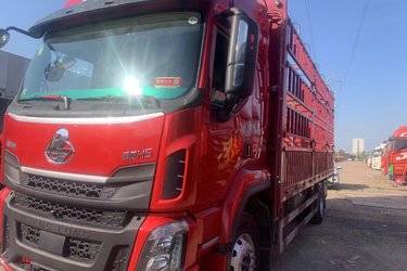 二手东风柳汽 乘龙H5中卡 270马力 4X2 6.8米仓栅式载货车(国六) 单桥 玉柴二手载货车 黄牌
