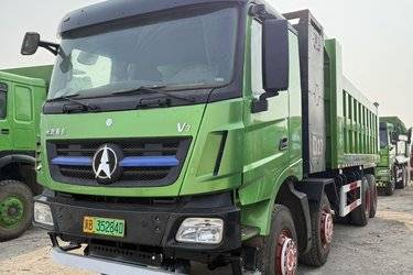 二手北奔重卡 V3 31T 8X4 6.5米换电式纯电动自卸  二手电动卡车电动自卸车图片