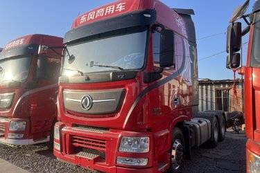 二手东风商用车 天龙旗舰KX 600马力 6X4牵引车(国六) 双驱 康明斯二手牵引车 黄牌图片