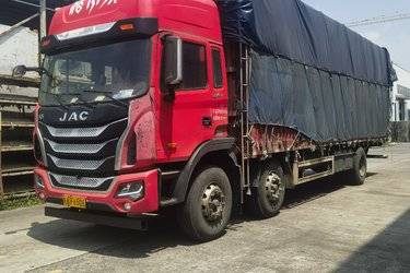 二手江淮 格尔发K5X重卡 260马力 6X2 9.5米仓栅式载货车(国五) 4X4 潍柴二手载货车 黄牌