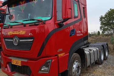 二手东风商用车 天龙KL重卡 450马力 4X2牵引车(国五) 单桥 康明斯二手牵引车 黄牌图片