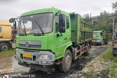 二手东风商用车 天锦中卡 240马力 4X2 5.4米自卸车(国五) 单桥 玉柴二手自卸车 黄牌