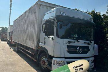 二手东风 多利卡D12 200马力 4X2 9.6米翼开启厢式载货车(高顶)(京六)(国六) 单桥 玉柴二手载货车 黄牌