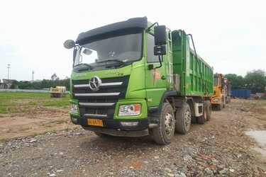 二手大运 N8V重卡 工程版 350马力 8X4 6米自卸车(10挡)(国六) 前四后八 潍柴二手自卸车 黄牌