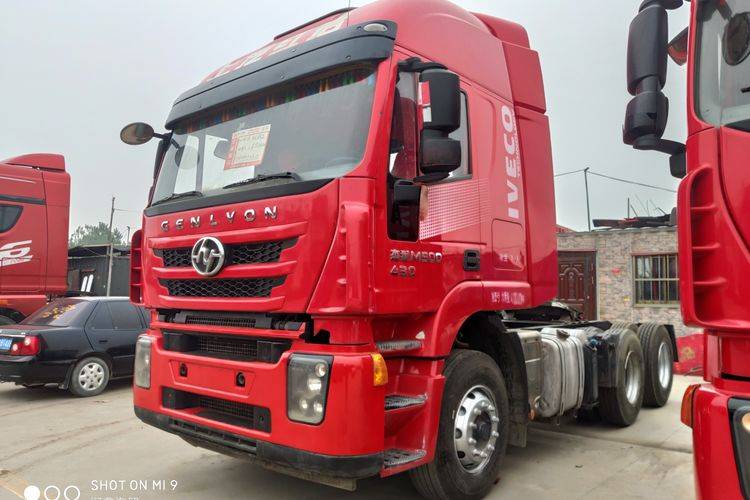 山东济宁二手牵引车 上汽红岩杰狮430马力转让出售_卡家二手车