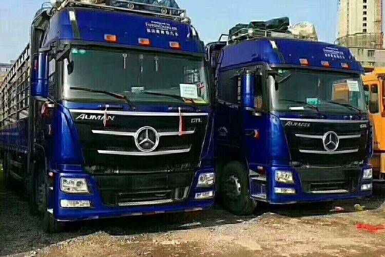 欧曼GTL400马力前四后八货车 国五