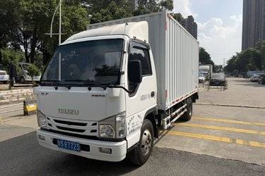 二手庆铃 五十铃100P 132马力 4.25米单排厢式轻卡(国六) 单桥 庆铃五十铃二手载货车 蓝牌图片